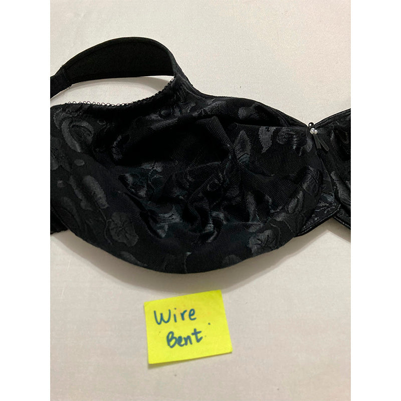 NWD Wacoal Awareness Unlined Full Figure Underwire Bra Black 36G
