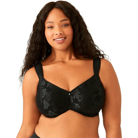 NWD Wacoal Awareness Unlined Full Figure Underwire Bra Black 36G
