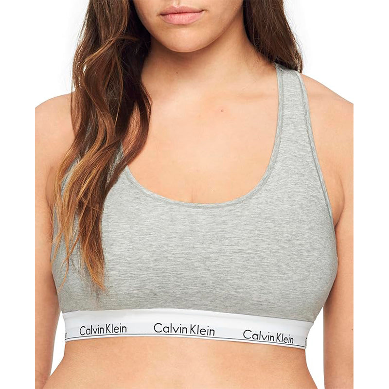 NWD Calvin Klein Unlined Wireless Bralette Grey Heather M