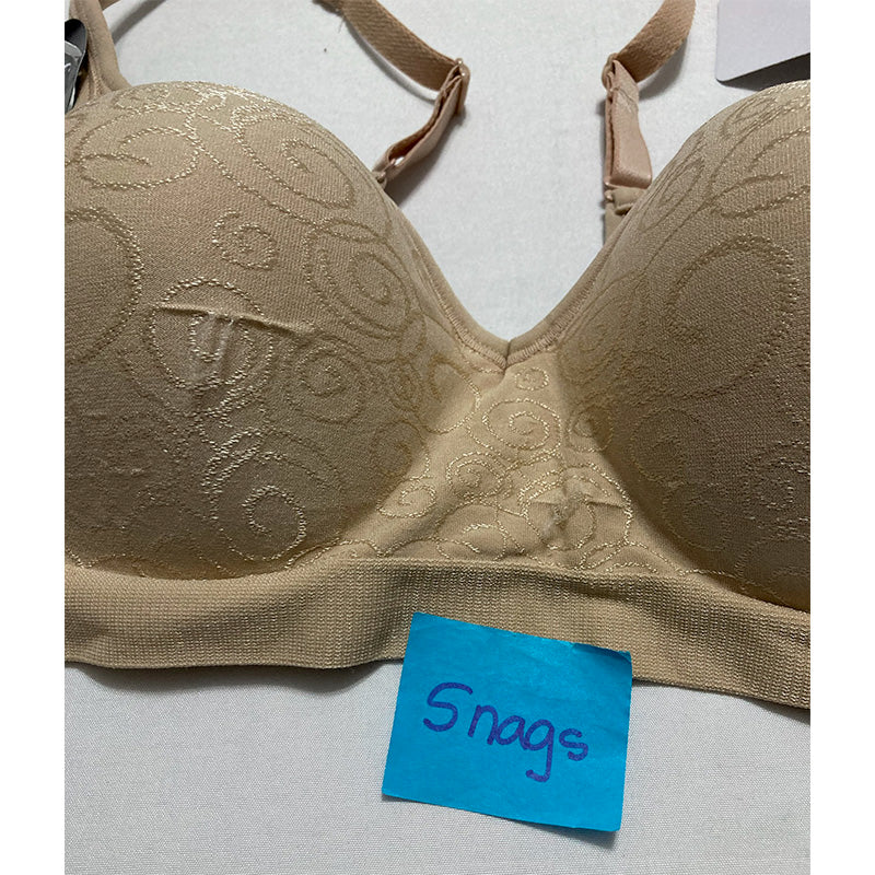 NWD Bali Comfort Revolution Wire Free Bra Nude Swirl 34C