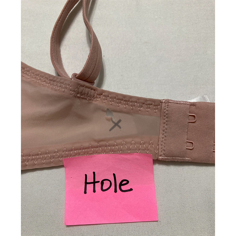 NWD Calvin Klein Sheer Marquisette Unlined Plunge Bra Pink 32DD