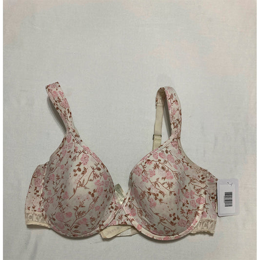 NWD Lucky Brand Bra Balconette Ivory Floral 40D