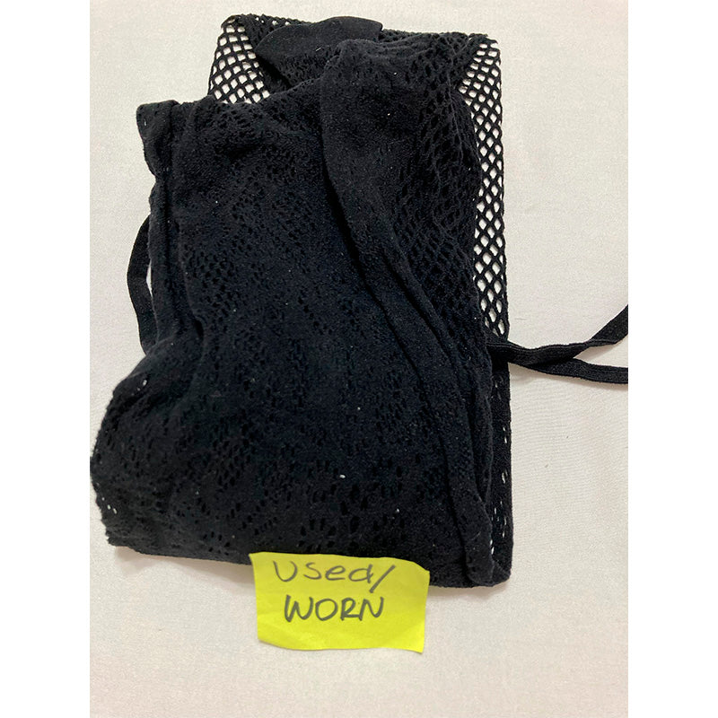 NWD Dreamgirl Fishnet Bodystocking with Knitted “Teddy” Black O/S