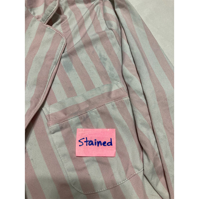 NWD Charter Club Sleep Shirt Pink and White M