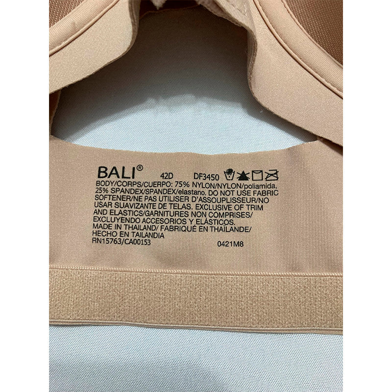 NWD Bali One Smooth U Posture Boost w/EverSmooth Back Underwire Bra Nude 42D