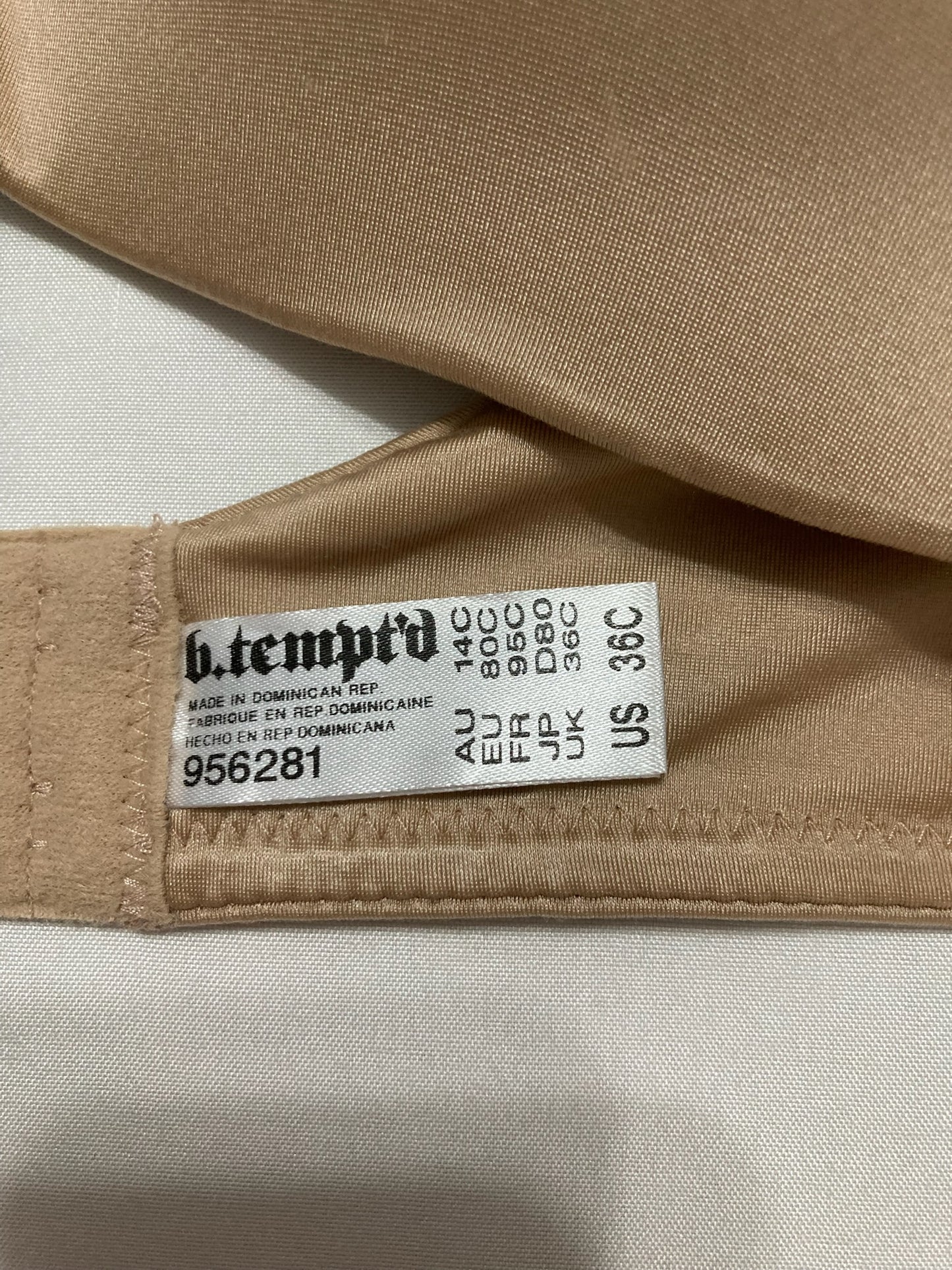 NWD b.tempt'd Wire Free Convertible T-Shirt Bra Natural 36C