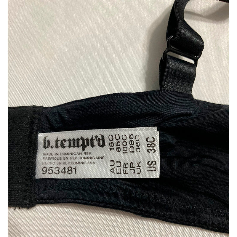 NWD b.tempt'd Future Foundation Balconette T-Shirt Bra Black 38C