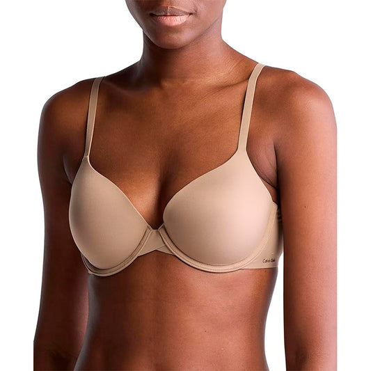 NWD Calvin Klein Perfectly Fit Modern T-Shirt Bra Cafe 34D