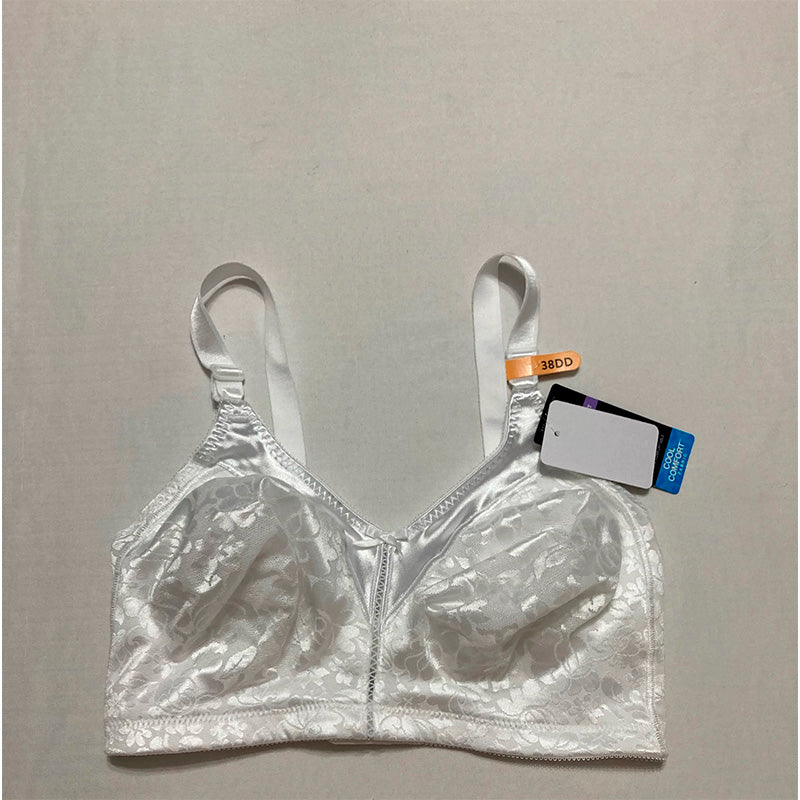NWD Bali Double Support Spa Closure Wire-Free Bra White 38DD
