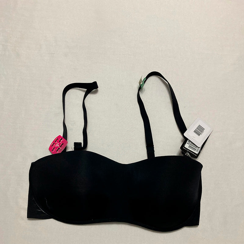 NWD Maidenform Pure Comfort Strapless Wireless Bra Black L
