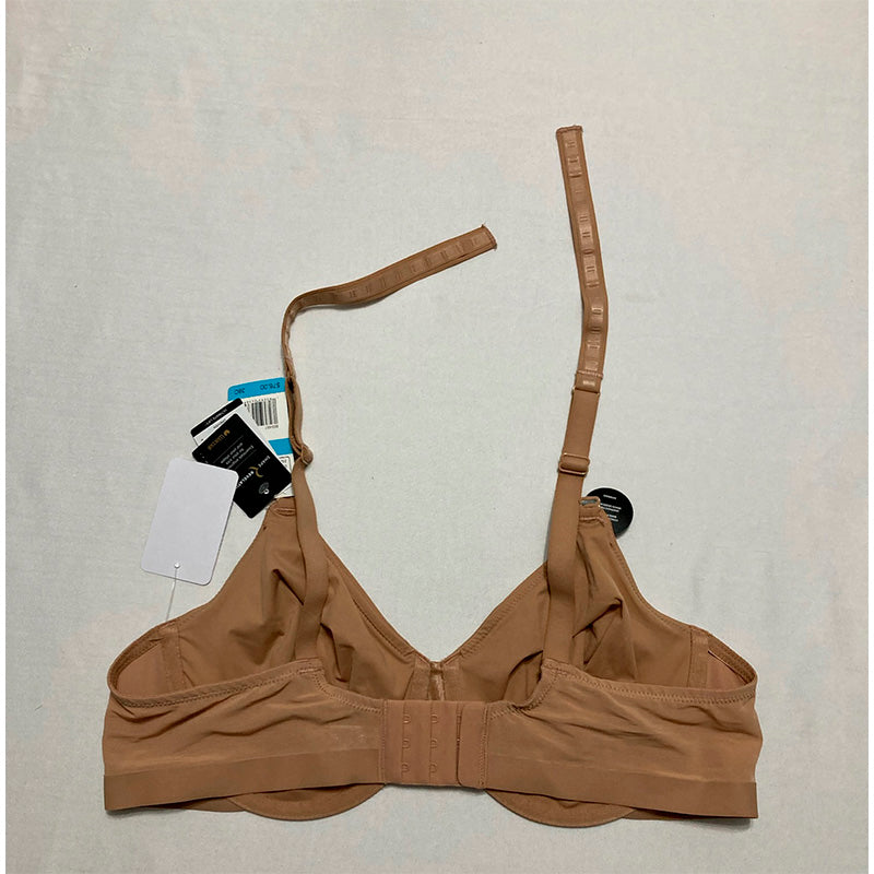 NWD Wacoal Uneven Shape Unlined Underwire Bra Praline 38C