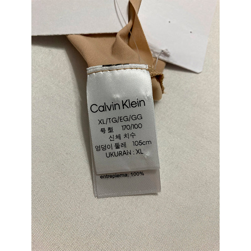 NWD Calvin Klein Invisibles Seamless Thong Panty Light Caramel XL