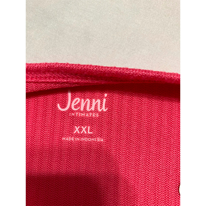 NWD Jenni Split-Neck Pajama Top Pink 2XL