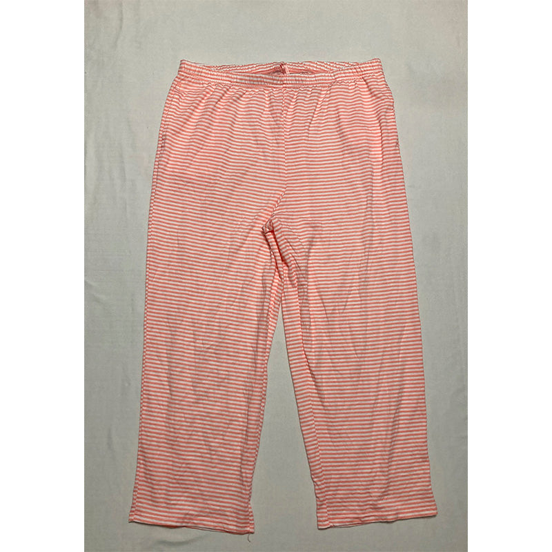 NWD Charter Club Pajama Set Bottom Long Striped Coral M