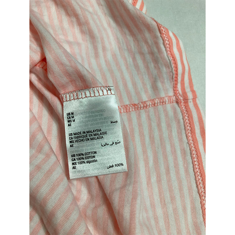 NWD Charter Club Pajama Set Bottom Long Striped Coral M