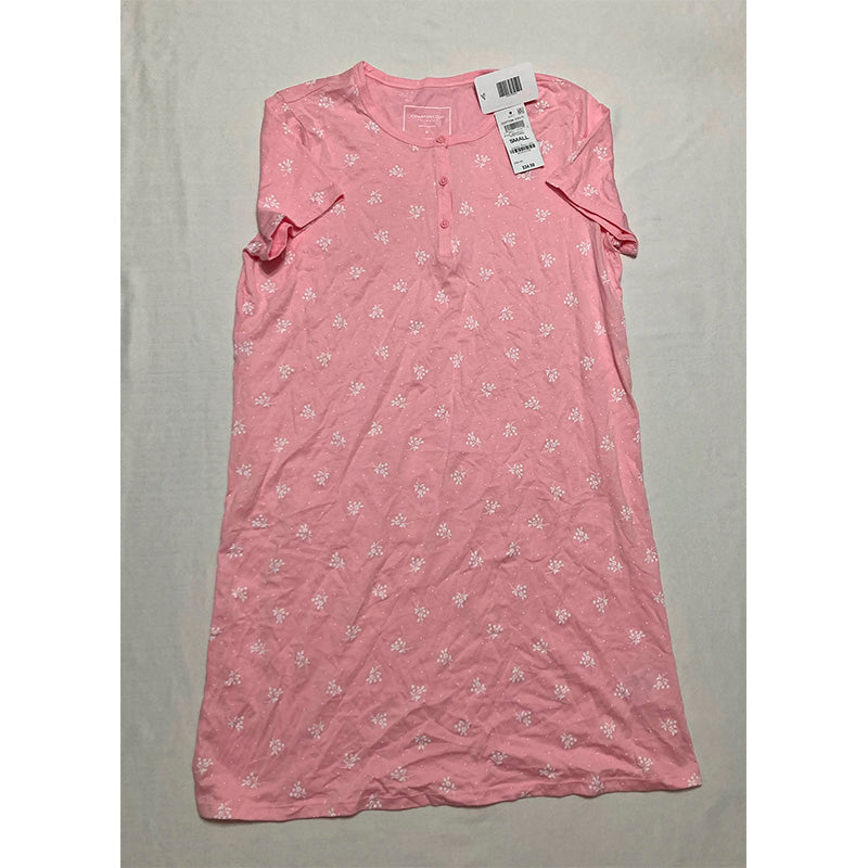NWD Charter Club Sleepshirt Round Neck Pink S