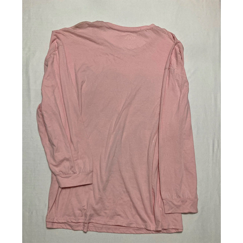 NWD ACDC 18 Aug 1979 London UK Long Sleeve T-Shirt Pink 3X