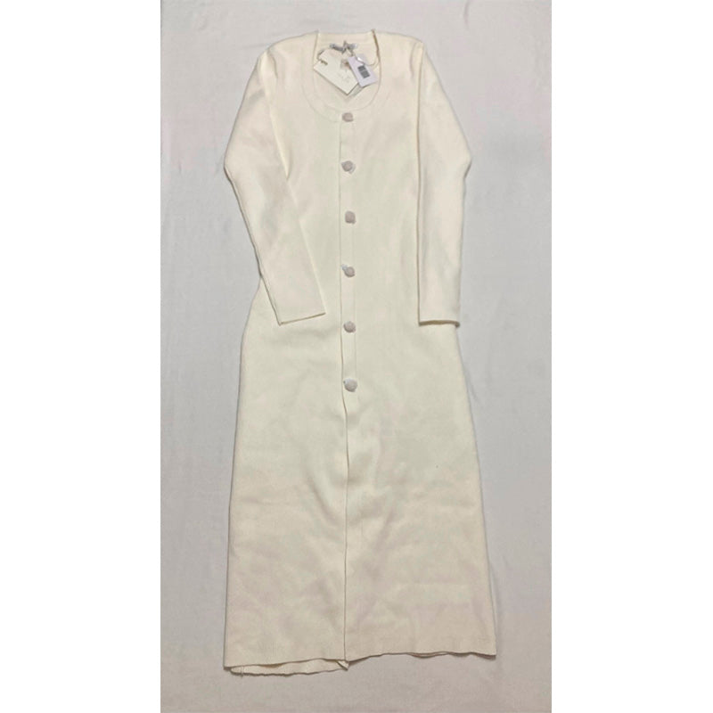 NWD endless rose Button-Down Maxi Dress White M