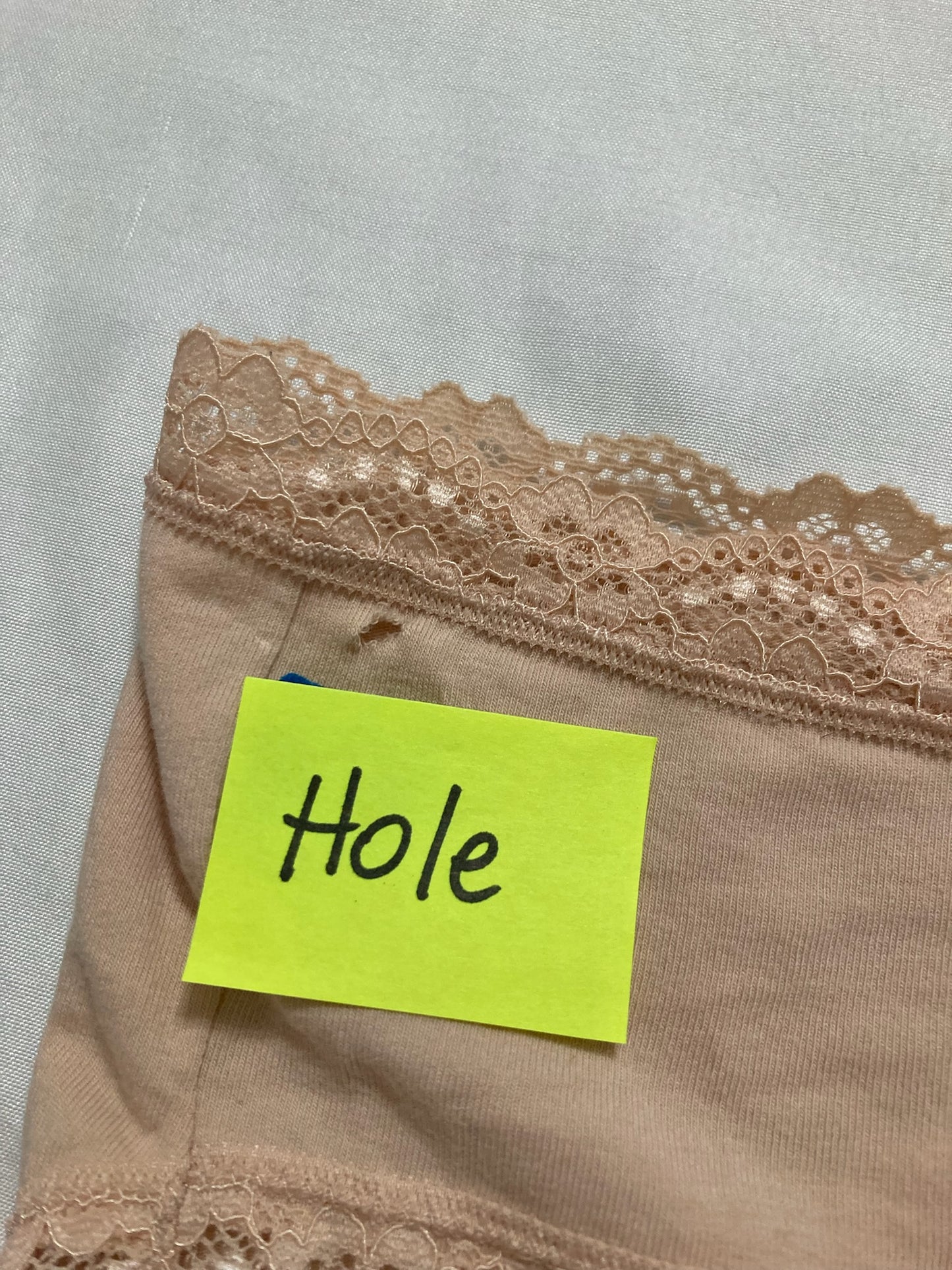 NWD Jenni Lace Trim Hipster Underwear Nude 3XL