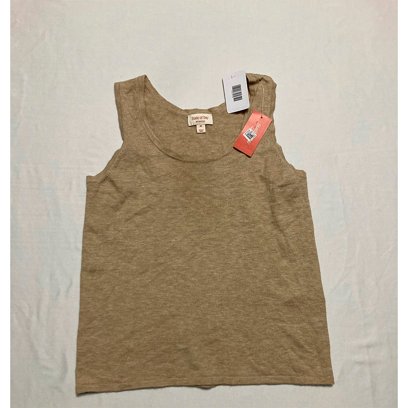 State Of Day Only Pajama Top Beige XS