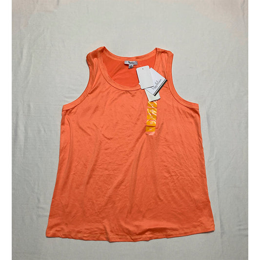 Roudelain Only  Pajama Top Round Neck Orange M