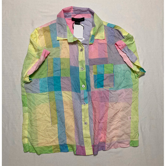Sanctuary T Shirt Notch Collar Multicolor S