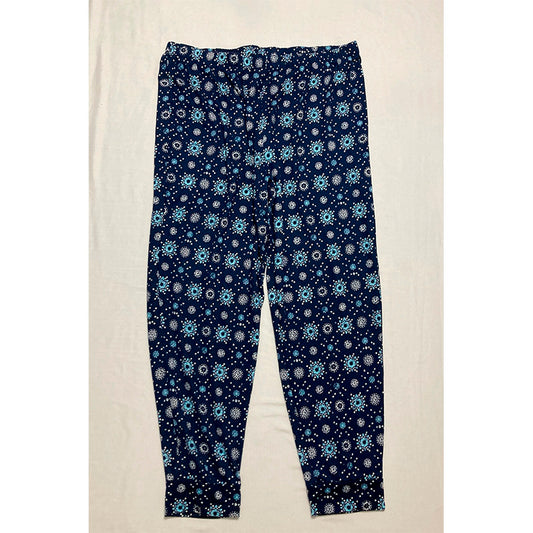 Cuddl Duds Only Sleep Pants Navy Floral XL