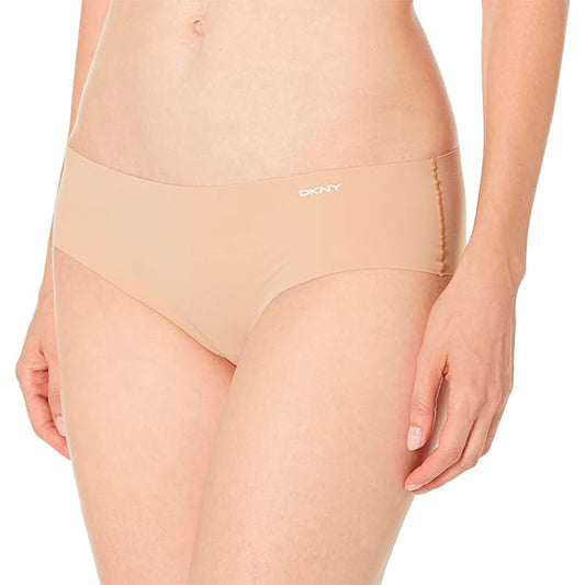 DKNY Litewear Cut Anywhere Hipster Nude Pack 2 Pc M