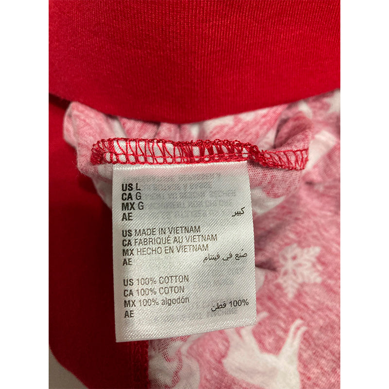 Family Pj Sleep Pants Red Xmas Women
