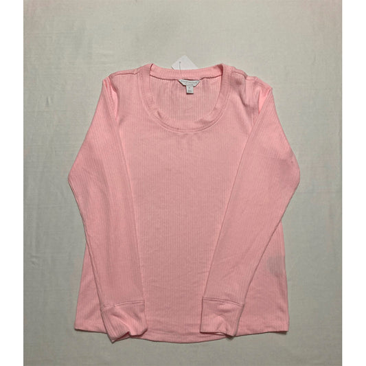 Charter Club Only Pajama Top Round Neck Baby Pink XS