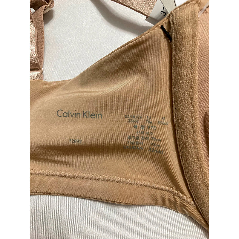 NWD Calvin Klein Seductive Comfort Customized Lift Bra Nude 32DDD