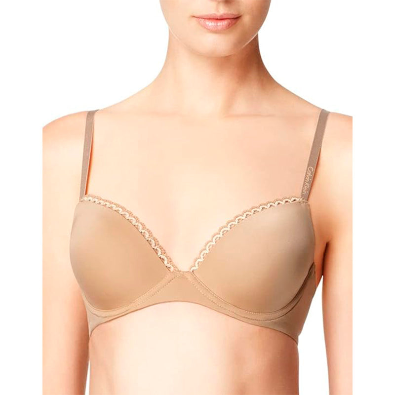 NWD Calvin Klein Seductive Comfort Customized Lift Bra Nude 32DDD