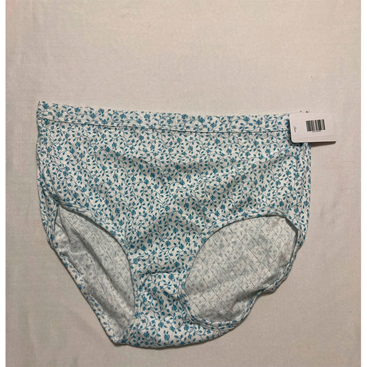 Jockey Brief Panties White Floral 8