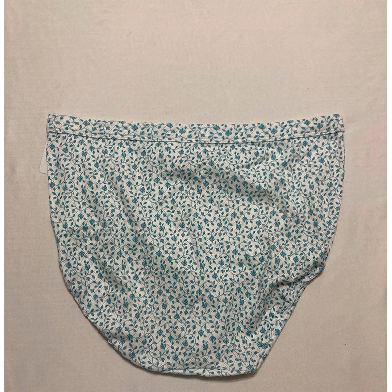 Jockey Brief Panties White Floral 8