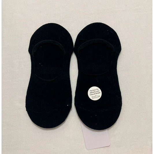 MeMoi Mid-Cut Liner Cotton Blend Socks Black One Size