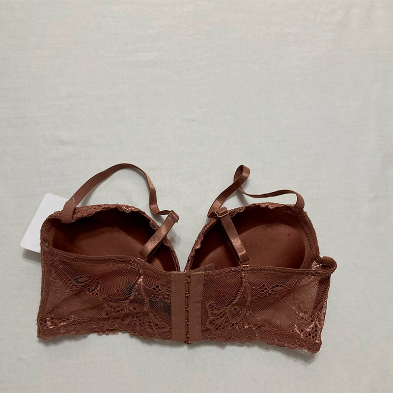 Unbranded Bralette Adjustable Straps Brown 34C