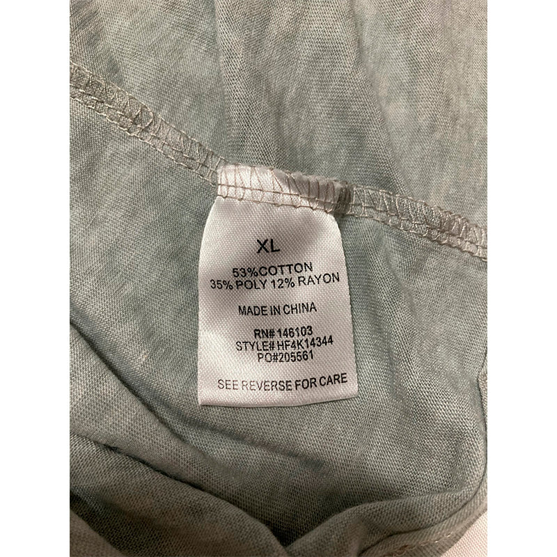 NWD Hippie Rose Sleep Top Grey and Rose XL