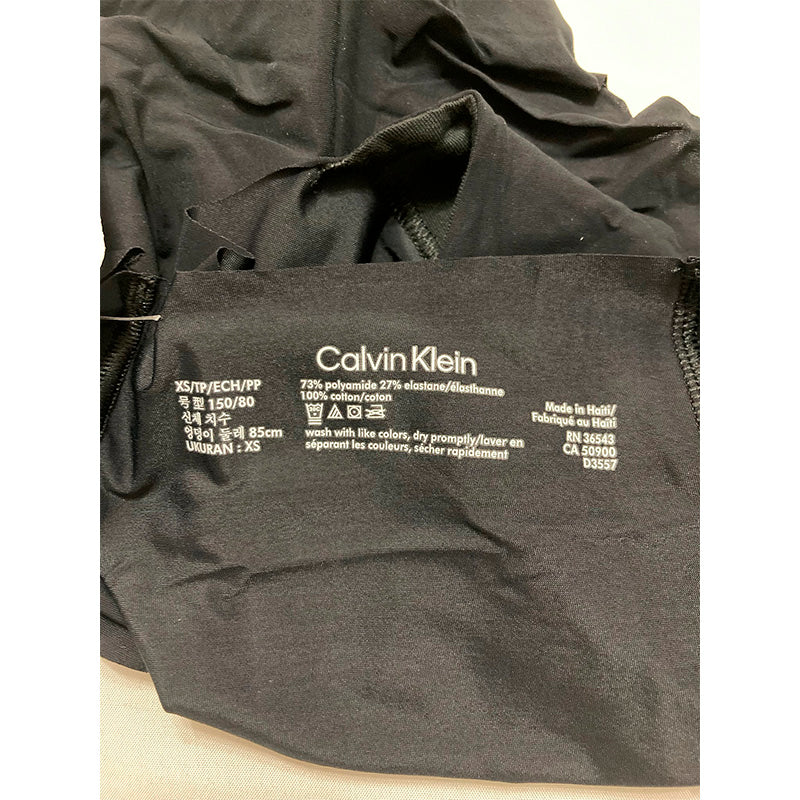 Calvin Klein Invisible Hipster 3 Pck Black XS