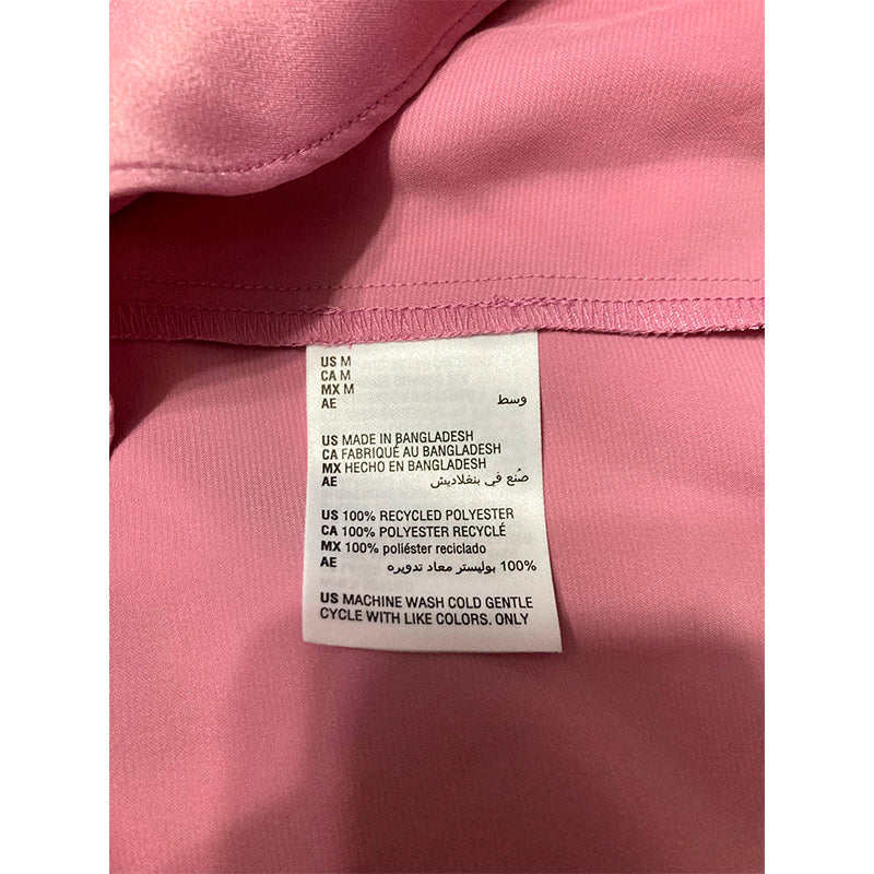State of Day Crepe De Chine Only Short-Sleeve Pajama Top Pink M