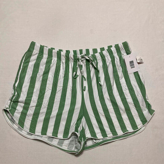 State of day Only Sleep Short Striped White/Green L
