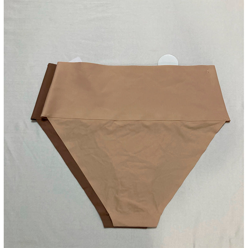 F.I.T 2Pack Beige/Brown Panties Control Bonded Bikini L