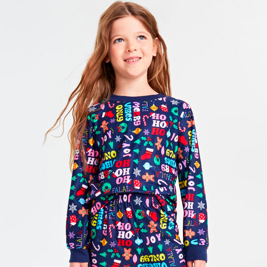Family Pajamas Toddler Little & Big Kids Only Pajama Top Multicolor 2T/3T