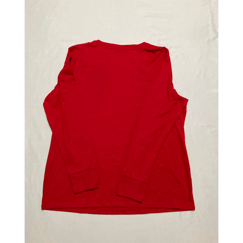 Family Pajamas Mix It Merry & Bright Only Pajama Top Red L