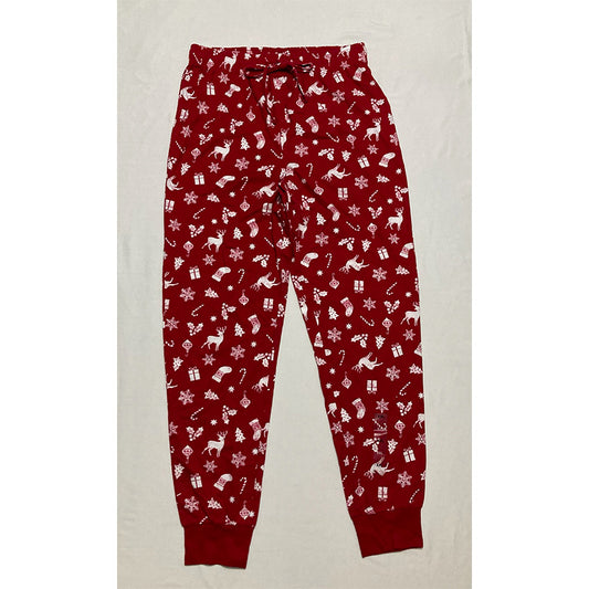 Family Pj Men Only Pajama Pants Red Holiday M