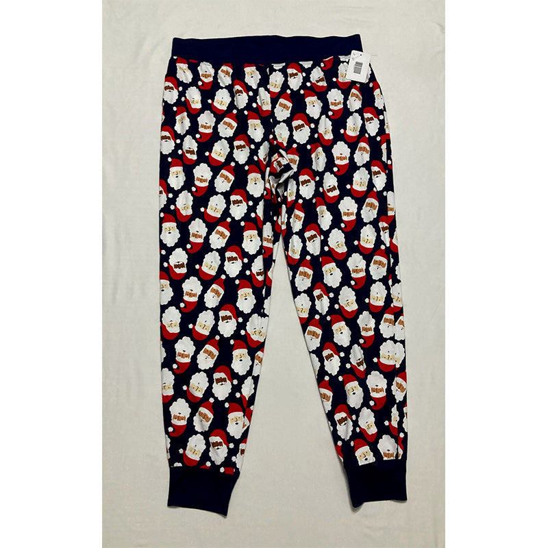 Family Pj Women Only Sleep Pants Holiday Navy L