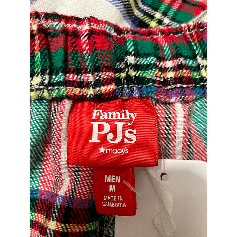 Family Pj Men's Stewart Cotton Plaid Only Pajama Pants Multicolor M