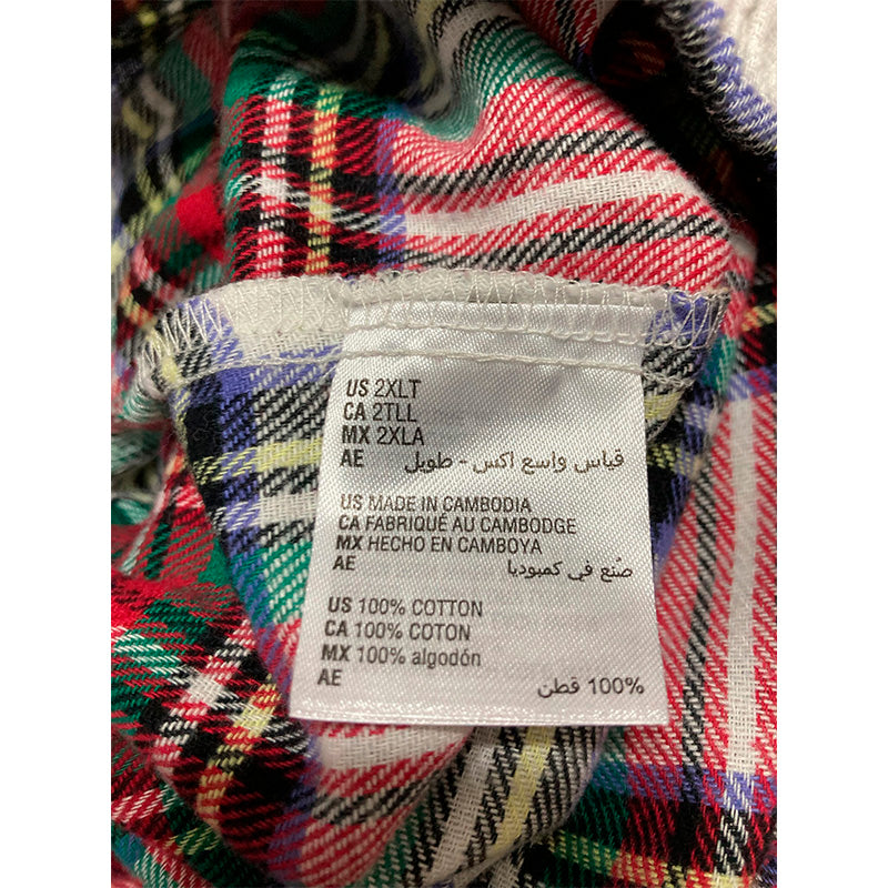 Family Pajamas Men's Stewart Cotton Plaid Pajama Only Pants Plaid 2XL
