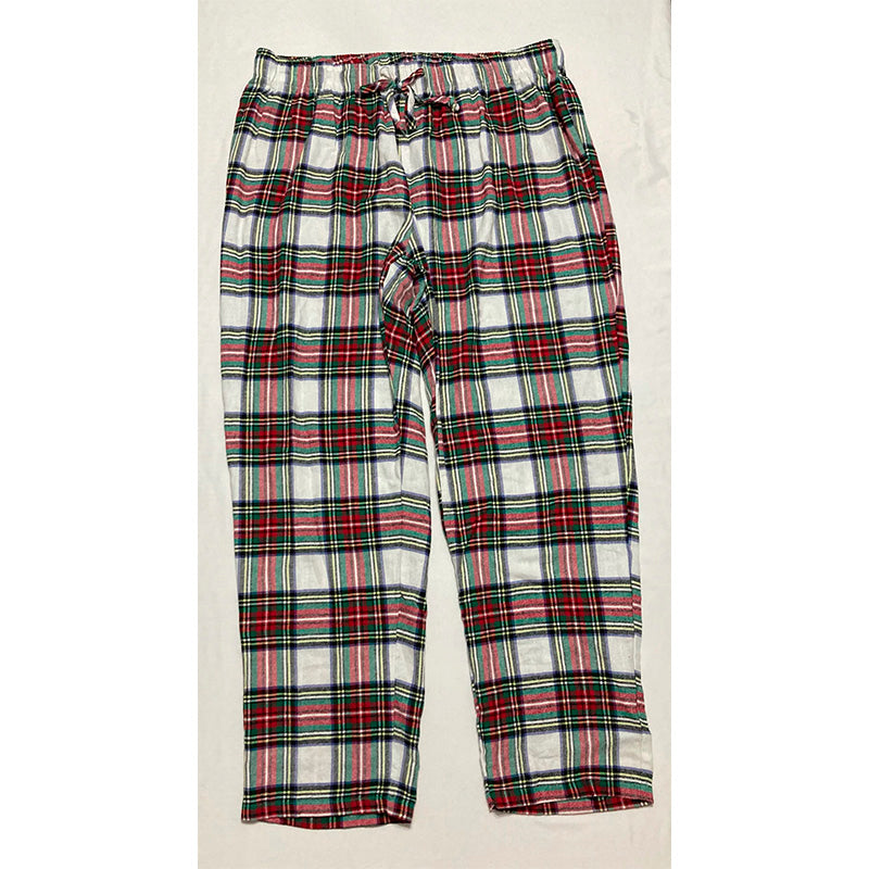 Family Pajamas Men's Stewart Cotton Plaid Pajama Only Pants Plaid 2XL