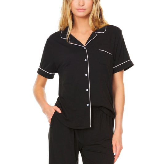 Flora Nikrooz Notch Only Top Pajama Black M