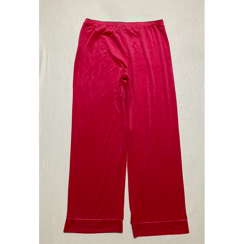 INC Pajama Pants Only Waistband Red L